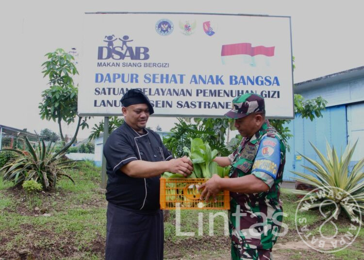 Lanud Husein Panen Sayur untuk dapur SPPG guna Mendukung Pemenuhuan Gizi Yang Ampuh