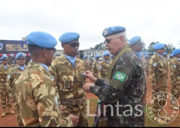 Satgas Kizi TNI Kontingen Garuda XX-U Monusco Raih Medali Kehormatan PBB