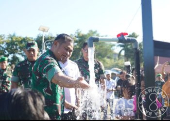 Bukti Kepedulian Atasi Krisis Air, Kasad Resmikan Sumur Bor di Gunung Kidul