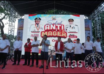 Pangdam XIV/Hsn Ikuti Jalan Santai Sulsel Anti Mager Bersama Forkompinda Sulsel dan Masyarakat Kota Makassar