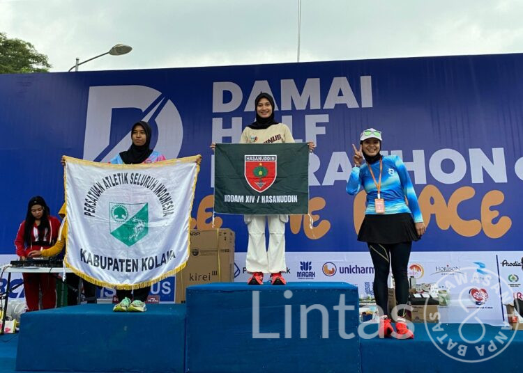 Atlet Kodam XIV/Hasanuddin Sabet Juara di Damai Half Marathon 2025