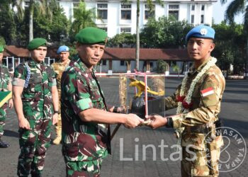 Pangdam III/Slw Sambut Satgas Kizi TNI Konga XX-U/Monusco Kongo Yonzipur 3/YW
