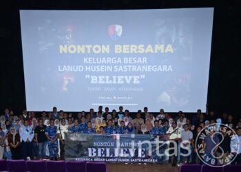 Gelorakan Patriotisme Prajurit, Keluarga Besar Lanud Husein Sastranegara Gelar Nobar Film “Believe”