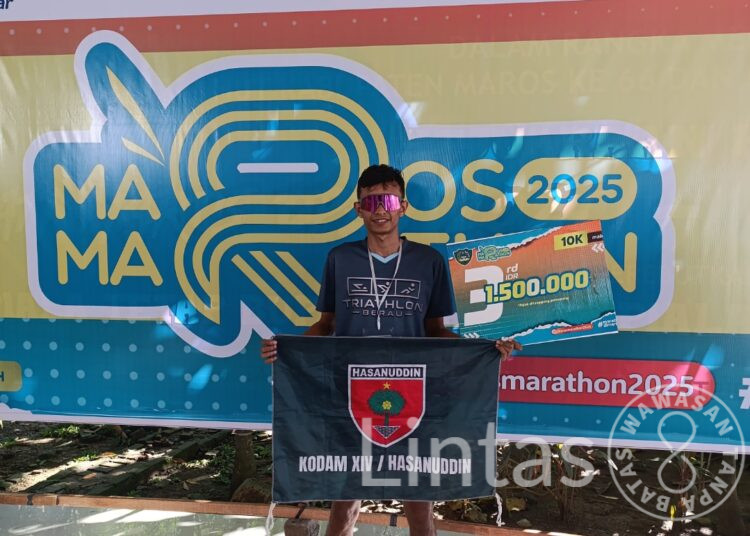 Atlet Kodam XIV/Hsn Ukir Prestasi di Ajang Maros Marathon 2025