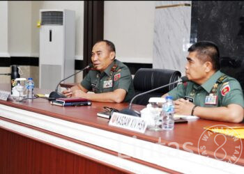 Pangdam XIV/Hsn Terima Paparan Progres Optimalisasi Lahan Pertanian di Wilayah Kodam XIV/Hsn