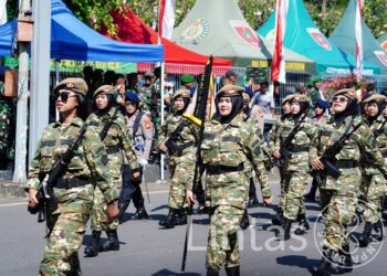 Kodam XIV/Hsn Gelar Kirab SPPI dan Yonif TP : Sosialisasi Program Strategis Menuju Indonesia Emas