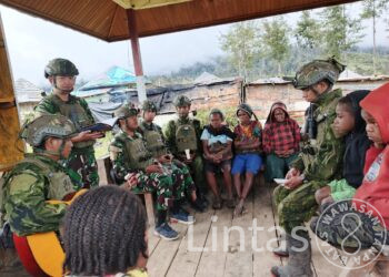 Satgas TNI Yonif 700 WYC, Menyatu dengan Rakyat: Ibadah, Pelayanan Kesehatan, dan Ngopi Penuh Cinta di Eronggobak