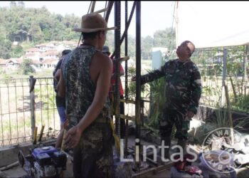 Satgas TMMD ke-125 Kodim Cimahi Bangun Lima Titik Sumur Bor