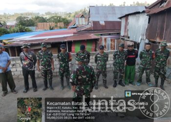 TNI Bangun Rumah Layak Huni untuk Serma (Purn) Mustari Baso