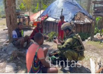 Sentuhan TNI untuk Warga Pegunungan: Satgas Yonif 700/WYC Pos Kout Sinak Gelar Layanan Kesehatan Gratis