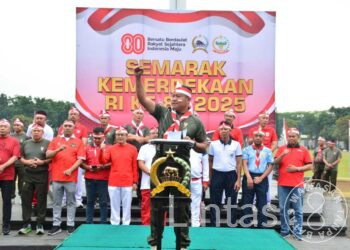 Korem 083/Bdj Gelorakan Kemerdekaan Bersama Rakyat Bersatu Semangat Merah Putih