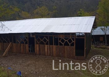 Satgas Yonif 700/WYC Tuntaskan Pembangunan SD 03 Mayuberi, Hadiah Terindah Jelang 17 Agustus