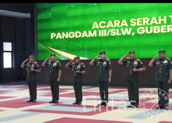 Kasad Pimpin Sertijab Pangdam III/Siliwangi, Gubernur Akmil, dan Dansecapa AD