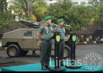 Tradisi Penyambutan Pangdam III/Slw, Mayjen TNI Kosasih, S.E