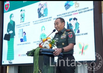 Selaku Pembina Persit, Pangdam XIV/Hsn Berikan Arahan pada Pertemuan Gabungan Persit KCK PD XIV/Hsn