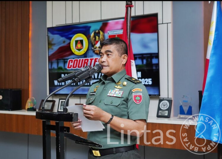 Kasdam XIV/Hsn Terima Kunjungan Tim Senior Officer Visit Programme (SOVP) Philindo Strike V/2025