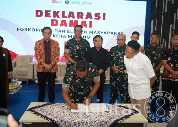 Malang Bersatu!! Warga, Tokoh Agama, dan Forkopimda Kompak Tegakkan Kota Damai