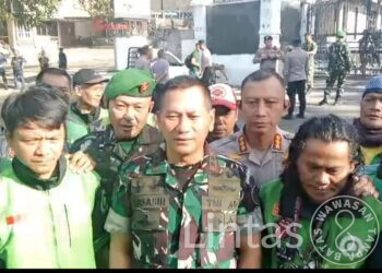 Pangdam III/Slw Ajak Elemen Masyarakat Bersih-Bersih Pasca Unjuk Rasa di DPRD Jabar