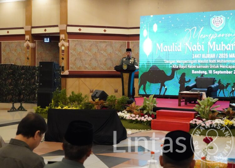 Pangdam III/Slw Hadiri Peringatan Maulid Nabi Muhammad SAW 1447 H