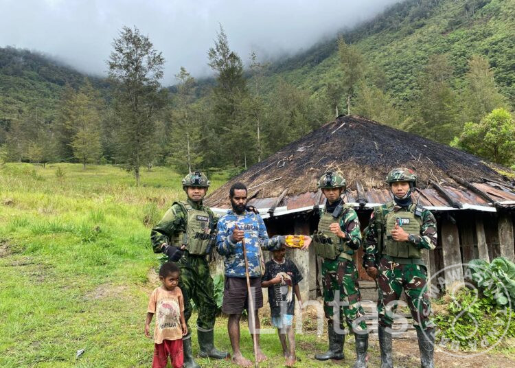 Satgas Yonif 700/WYC Gelar Safari Honai, Hangatkan Hati Warga Mayuberi dengan Kepedulian