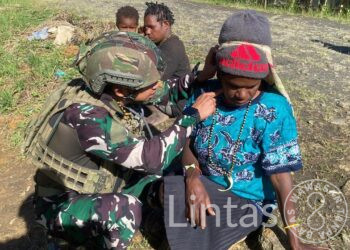 Di Atas Awan, Prajurit Kout Koper Hadirkan Pelayanan Kesehatan untuk Warga Wako, Gome Papua