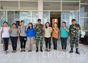 Tingkatkan Kualitas Kesehatan, Satgas Yonarhanud 2 Kostrad Anjangsana Ke Puskesmas Napan