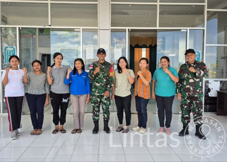 Tingkatkan Kualitas Kesehatan, Satgas Yonarhanud 2 Kostrad Anjangsana Ke Puskesmas Napan