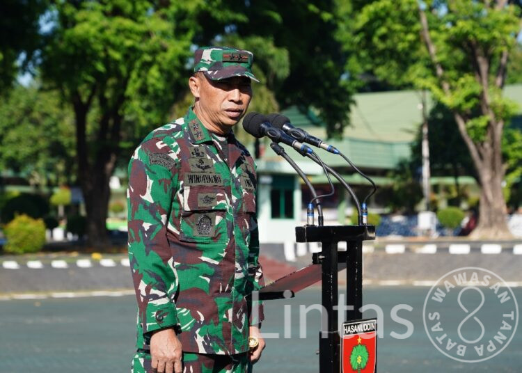 Apel Kesiapsiagaan Kodam XIV/Hasanuddin, Pangdam Tekankan Kesiapan dan Profesionalisme Prajurit