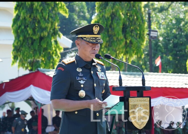 Pangdam XIV/Hsn Pimpin Upacara Penutupan Dikmaba TNI AD TA 2025 di Pakatto