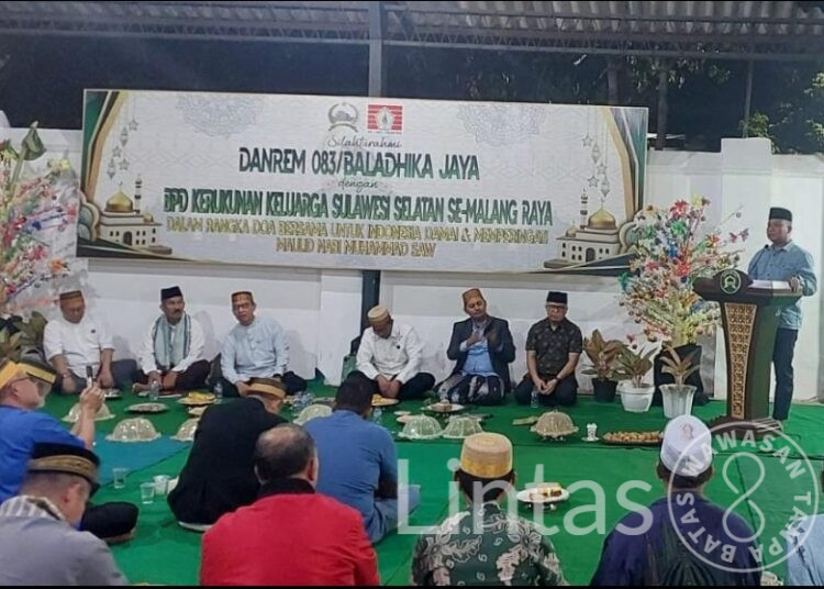 Danrem 083/Bdj Ajak Warga Sulsel di Malang Raya Merajut Kebersamaan