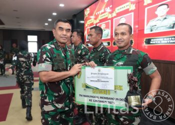 Dandim 0623/Cilegon Raih Juara 3 Dansatgas LKJ TMMD ke-125