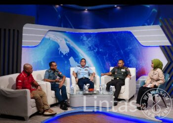 Dialog Paraikatte TVRI Sulsel, Pangdam XIV/Hsn Bersama Pangkodau II dan Kapoksahli Kodaeral VI Menjadi Narasumber
