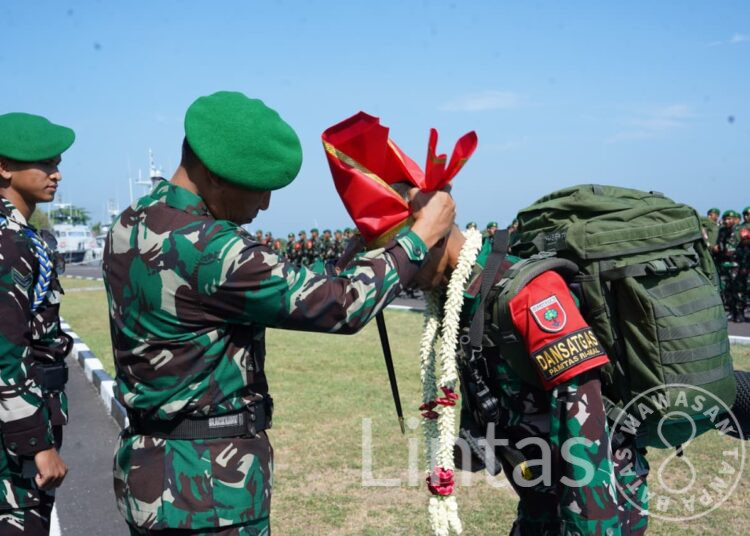Purna Tugas Operasi Perbatasan, Pangdam XIV/Hsn Pimpin Upacara Penerimaan Satgas Yonzipur 8/SMG