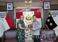 Pererat Silaturahmi dan Sinergi, Pangdam Hasanuddin Terima Kunjungan Kapolda Sulsel di Makodam