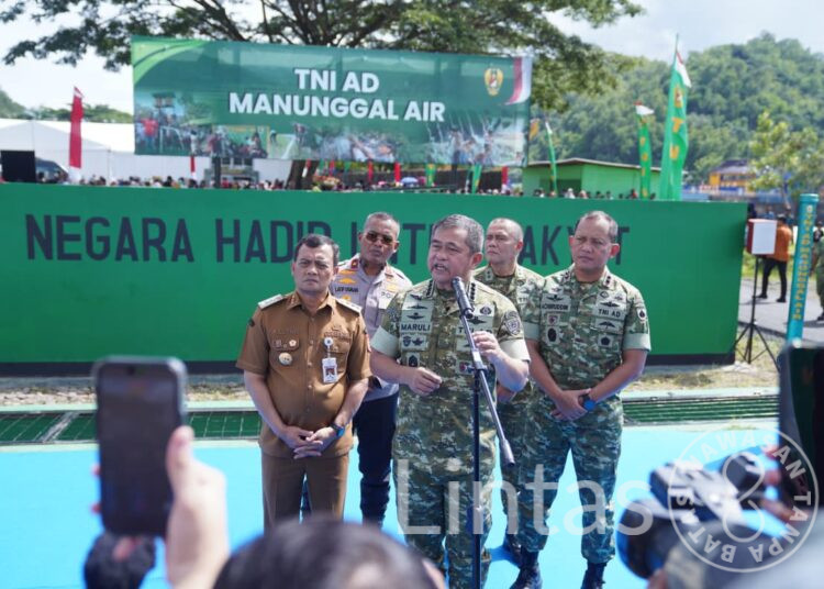 Dorong Swasembada Pangan Nasional, Kasad Resmikan Pompa Hidram di Banyumas