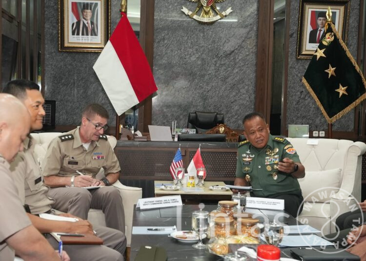 Kerja Sama Militer Makin Solid, Wakasad Sambut Wakil Danjen USARPAC