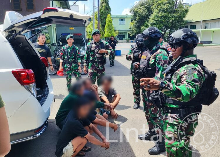 Aksi Sigap TNI, Tangkap Lima Pelaku Transaksi Narkoba di Tallo