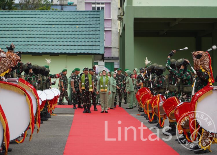 Kunker Perdana di Makorem 143/HO, Pangdam Bangun Nawoko Dorong Prajurit Jadi Teladan dan Inovator