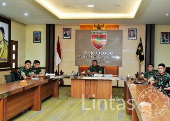 Wujudkan Pertahanan Tangguh, Kapoksahli Pangdam Hasanuddin Ikuti Rakor Nasional Tata Ruang Pertahanan