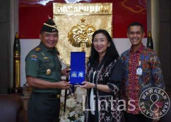 Perkuat Kemitraan dan Silaturahmi, Pangdam Hasanuddin Sambut Kunjungan Audiensi Rombongan PT. Bank Mandiri