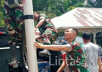 Starlink Dipasang, TNI AD untuk Buka Akses Komunikasi di Sumbar
