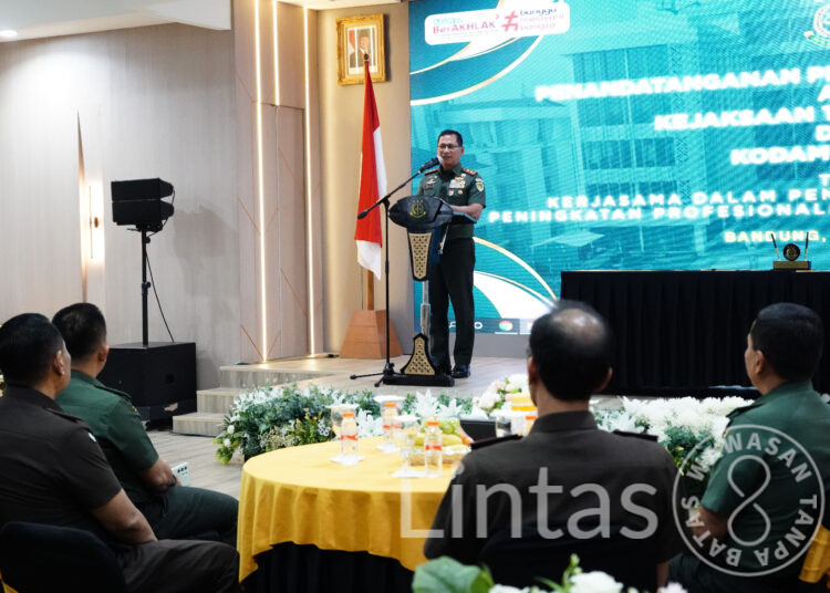 Pangdam III/Slw dan Kajati Jabar Tandatangani PKS