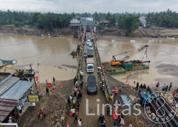 Jembatan Bailey Kutablang Rampung, Jalur Nasional Medan–Banda Aceh Kembali Normal
