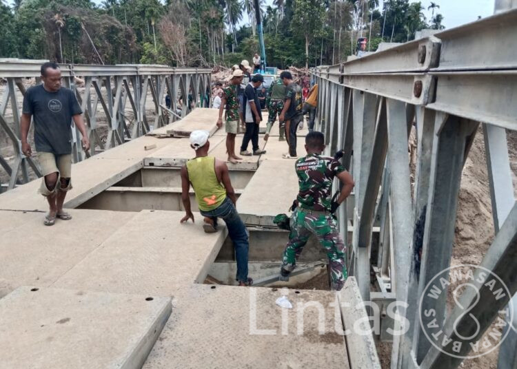 99 Persen Rampung, Jembatan Bailey Teupin Reudep Segera Buka Kembali Akses Antarwilayah