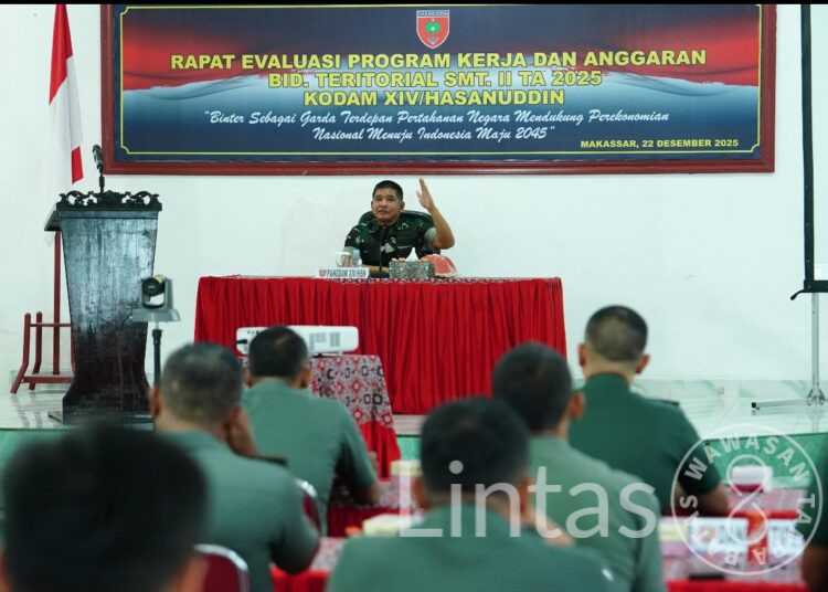 Pangdam XIV/Hasanuddin Dorong Dandim Jajaran Sukseskan Program Strategis Presiden RI
