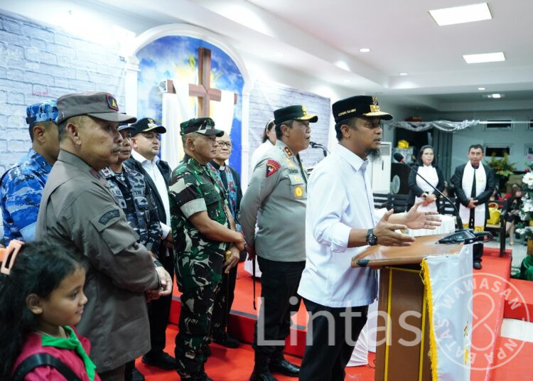 Pangdam XIV/Hasanuddin Turun Langsung Jaga Kondusivitas Misa Natal di Makassar