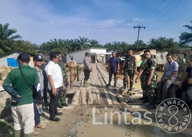TNI AD Mulai Bangun Jembatan Bailey di Langkat, Pulihkan Akses Antar Desa