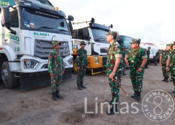 Almatzi Bantuan Kasad untuk Penanganan Bencana Sumut Tiba di Pelabuhan Belawan