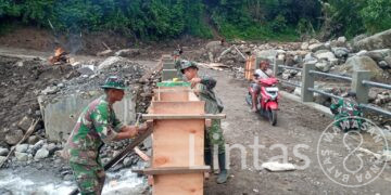 TNI AD Percepat Pembangunan Jembatan Aramco, Pulihkan Akses Warga Padangsidimpuan