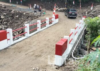 Satgas Yonzipur I/DD Rampungkan Jembatan Aramco Lubuk Raya di Padangsidimpuan
